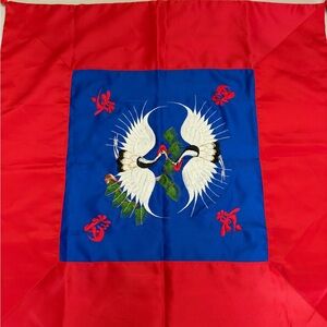 Oriental Crane Pillow Case 24x24